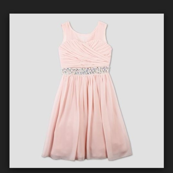 pink dress size 14